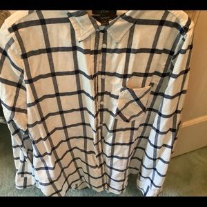 JCrew flannel plaid shirt.